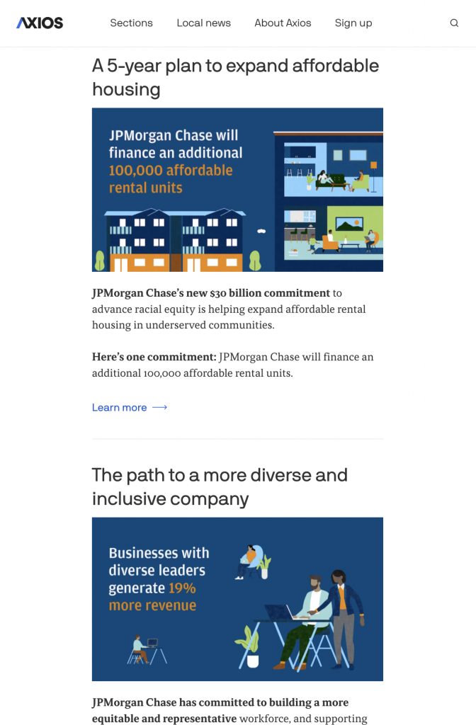 Axios news SEO playbook: Fast, controllable and concise