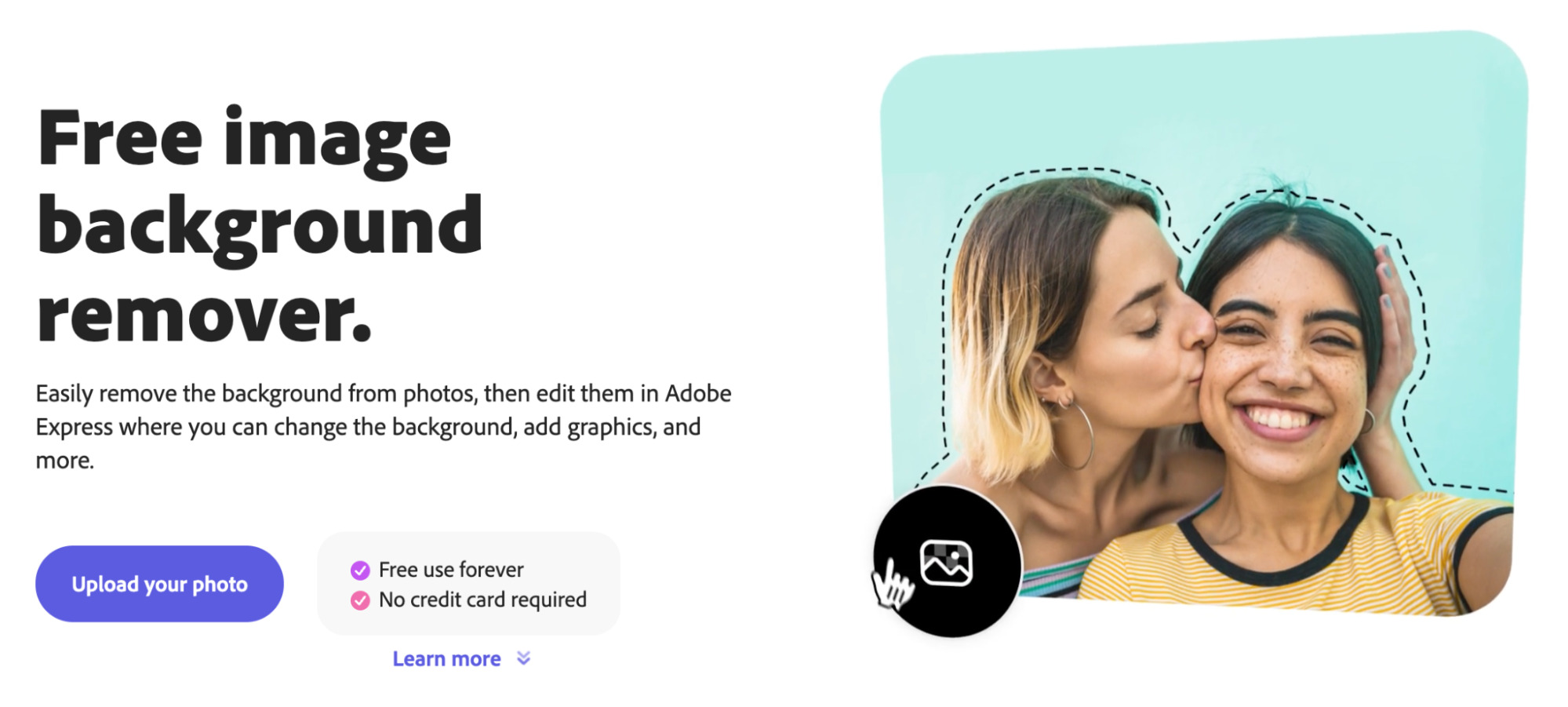 Adobe's Free Image Background Remover